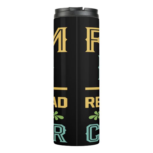 Boerderij Dad: koeler dan gewone vaders Thermosbeker (Achterkant)