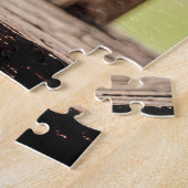 Boerderij Daisy boeket in raam Legpuzzel (Zijkant)