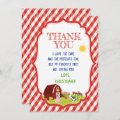 BOERDERIJ DANK JULLIE KAART (Voorkant / Achterkant)