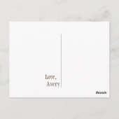 Boerderij Dank u Briefkaart (Achterkant)