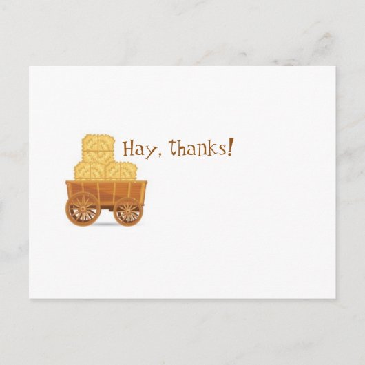 Boerderij Dank u Briefkaart (Voorkant)