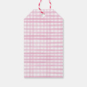 Boerderij Dank u Favor Barnyard Party Animal Girl Cadeaulabel (Achterkant)