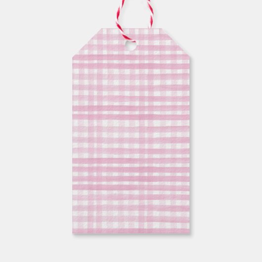 Boerderij Dank u Favor Barnyard Party Animal Girl Cadeaulabel (Achterkant)