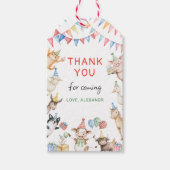 Boerderij Dank u voor Barnyard Zoo Party Animal Cadeaulabel (Voorkant)
