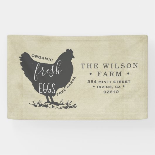 boerderij decoratieve script banner (Horizontaal)