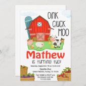 Boerderij Dier 2e Verjaardag Kaart (Voorkant / Achterkant)