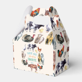 Boerderij Dier Dit zijn een paar van mijn waterver Bedankdoosjes