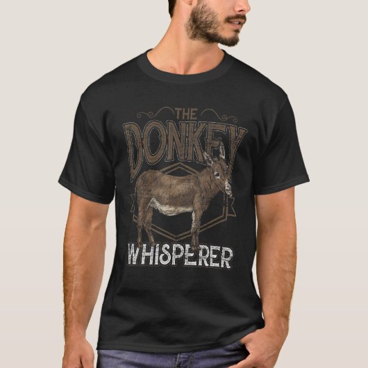 Boerderij Dier Donkey Whisperer Farmer Idea Donke T-shirt (Voorkant)