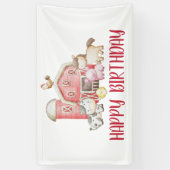 Boerderij Dier en Barn Birthday Spandoek (Verticaal)