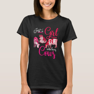 Boerderij Dier Koe Vrouwen Meisjes Koe T-shirt