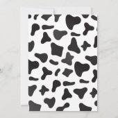 Boerderij Dier Roze Schuur baby shower Kaart (Achterkant)