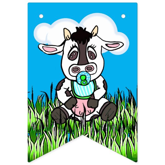 Boerderij dier thema Baby shower Banner (Eerste vlag)