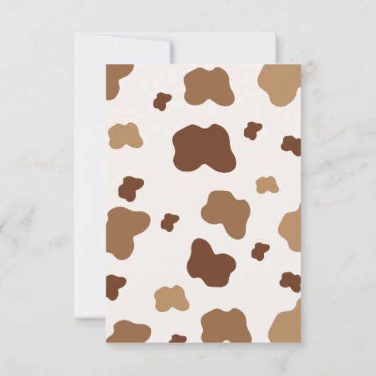 Boerderij Dier Thema Verjaardag Bedankkaart (Achterkant)