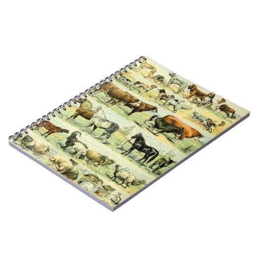  Boerderij — Dierafdrukken Notitieboek (Linkerzijde)