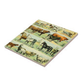  Boerderij — Dierafdrukken Tegeltje (Zijkant)