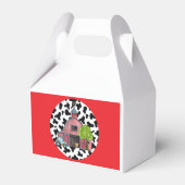 Boerderij dierbakkersdieren op jaarbasis bedankdoosjes (Achterkant)