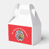 Boerderij dierbakkersdieren op jaarbasis bedankdoosjes (Voorkant Zijde)