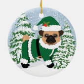 Boerderij Dierdierkerst Keramisch Ornament (Achterkant)