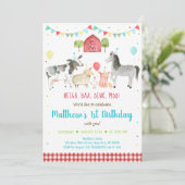 Boerderij Dierenballon Kaart (Staand voorkant)