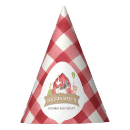 Boerderij Dierenfeest voor jongen of meisje Feesthoedjes