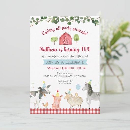 Boerderij Dierenfoyer Kaart (Staand voorkant)