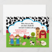 Boerderij - dierentuin kaart (Voorkant / Achterkant)