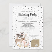 Boerderij dierentuin van ver kaart (Voorkant)