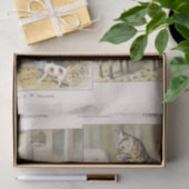 Boerderij Dierlijk Collectie Ephemeral-ontleding Tissuepapier (Geschenk)