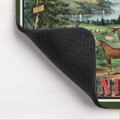 Boerderij Dierlijk Liniment Vintage AD Muismat (Hoek)