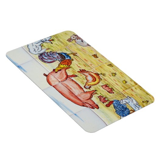  boerderij dierlijk rustiek schattig magneet (Rechterzijde)