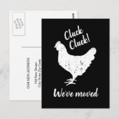 Boerderij Dierlijke adreswijziging We hebben brief Briefkaart (Voorkant / Achterkant)