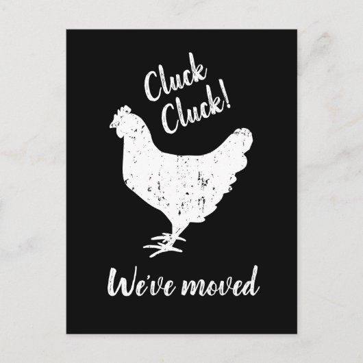 Boerderij Dierlijke adreswijziging We hebben brief Briefkaart (Voorkant)