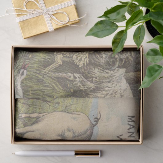  Boerderij Dierlijke Ephemeral Farmhouse Decoupage Tissuepapier (Geschenk)