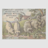  Boerderij Dierlijke Ephemeral Farmhouse Decoupage Tissuepapier (Voorkant)