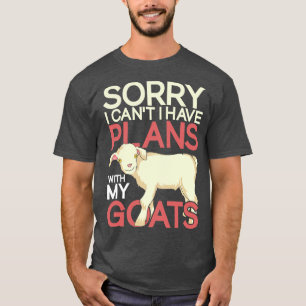 Boerderij Dierlijke Grappige Boer Landbouwgeit T-shirt