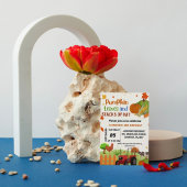 Boerderij Dierlijke herfst Pompoen Jongen Eerste V Kaart