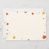 Boerderij Dierlijke herfst Pompoen Jongen Eerste V Kaart (Achterkant)