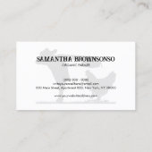 Boerderij Dierlijke Koe Schapenkip Visitekaartje (Achterkant)