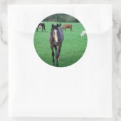 Boerderij Dierlijke pasta Ronde Sticker (Tas)
