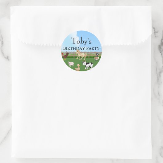 Boerderij Dierlijke Sticker (Tas)