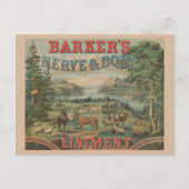  Boerderij Dierlijke Typografie Briefkaart (Voorkant)