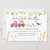 Boerderij dierlijke verjaardag, Barnyard party, Bo Kaart (Voorkant)