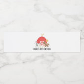 Boerderij Dierlijke Verjaardagspartij Waterfleseti Waterfles Etiket (Enkel label)