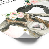 Boerderij Dierlijke Vouw Late Naight Diaper Poster (Hoek)