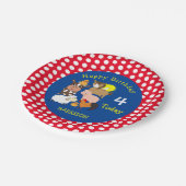 Boerderij Diersoort Gedekte Kinderen Birthday Part Papieren Bordje (Gekanteld)