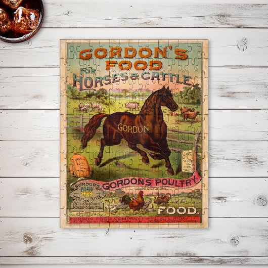 Boerderij Diervoeding Adverteren Ephemera Legpuzzel