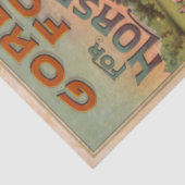 Boerderij Diervoeding Adverteren Ephemera Tissuepapier (Detail)