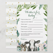 Boerderij diervriendelijke jongen wil Baby (Voorkant / Achterkant)