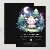 Boerderij Digitale Koe Verjaardag Kaart (Voorkant / Achterkant)