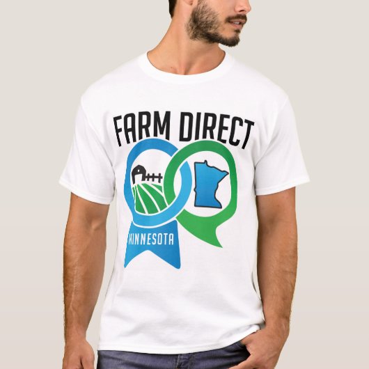 Boerderij Direct Minnesota — Shirt van Mannen (Voorkant)